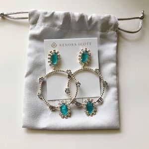 Kendra Scott Gareth Open Hoop Drop Earrings